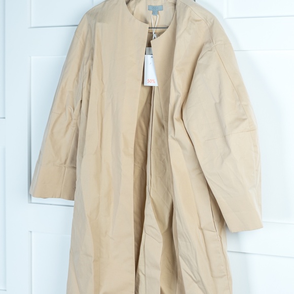 COS Beige Raincoat - Picture 3 of 7